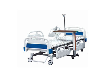 Κρεβάτι ασθενών νοσοκομείου πέντε λειτουργίας με το υπόλοιπο γονάτων που ανυψώνει, διευθετήσιμα ιατρικά κρεβάτια